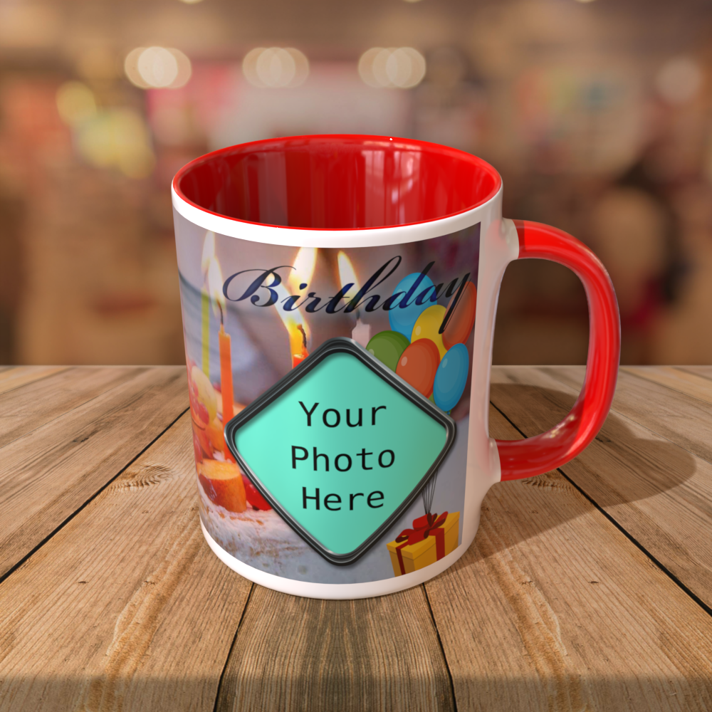 Customized 11oz Coffee Mugs with Color Inside