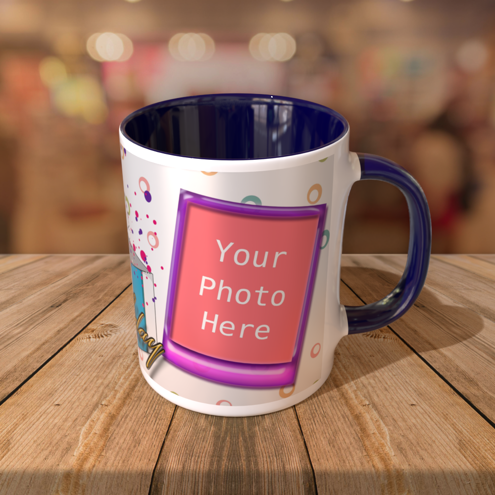 Customized 11oz Coffee Mugs with Color Inside
