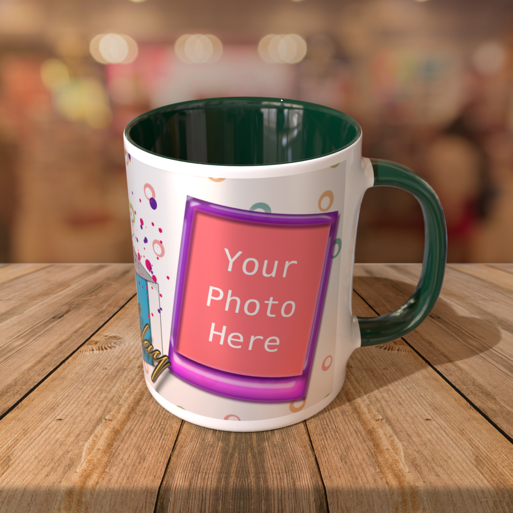 Customized 11oz Coffee Mugs with Color Inside