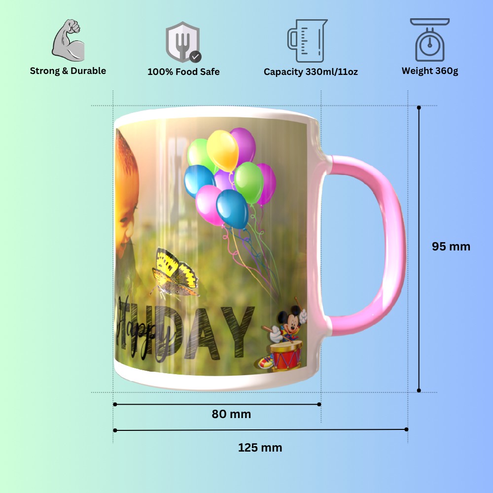 Cute-and-Soft-for-Kids-TPD63RHM10-Pink-Round-Handle