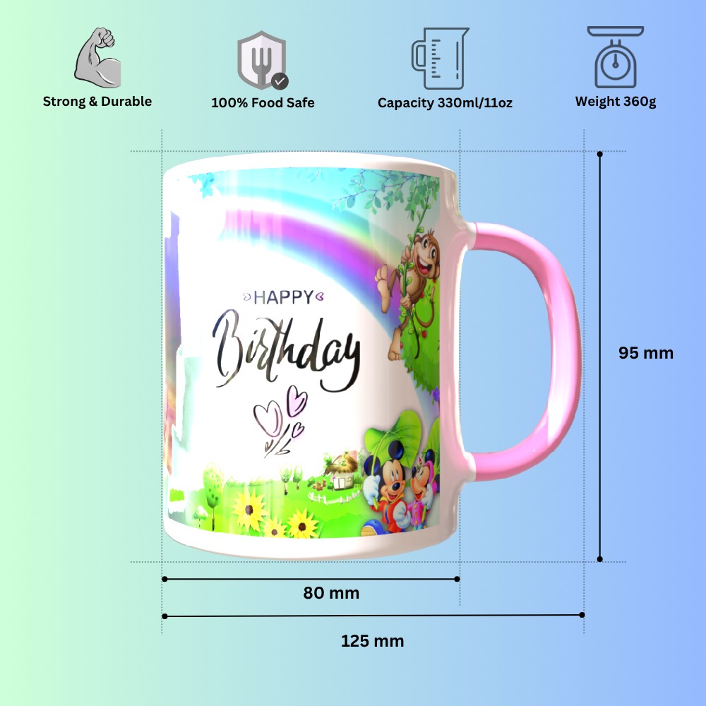 Cute-and-Soft-for-Kids-TPD69RHM10-Pink-Round-Handle