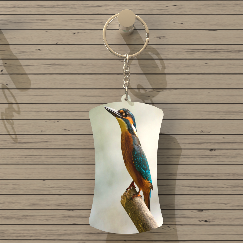 Belly Rectangle MDF Keychain – Double Side Photo Print