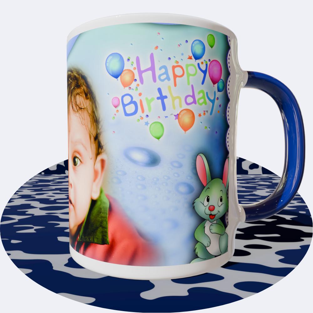 Kids Blue Round  Mugs