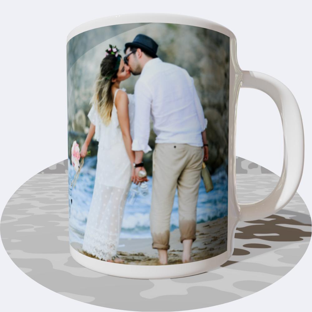 Anniversary White Round  Mugs