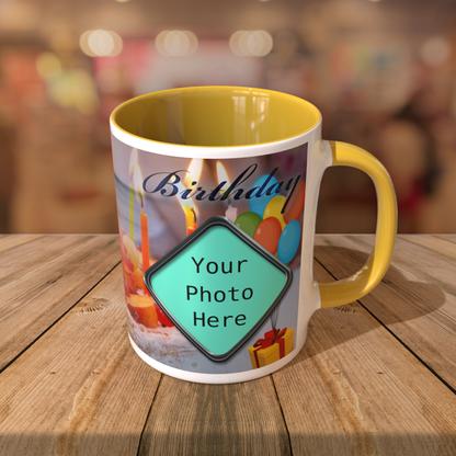 Customized 11oz Coffee Mugs with Color Inside