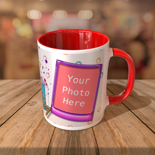 Customized 11oz Coffee Mugs with Color Inside