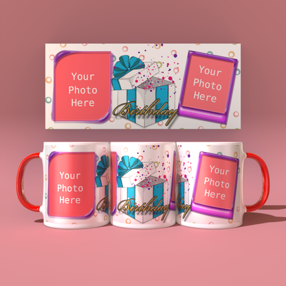 Customized 11oz Coffee Mugs with Color Inside