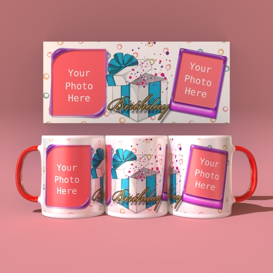 Customized 11oz Coffee Mugs with Color Inside