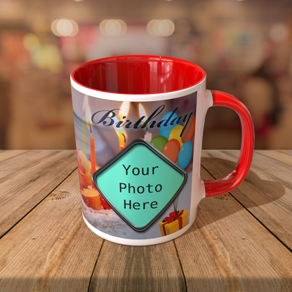 Customized 11oz Coffee Mugs with Color Inside