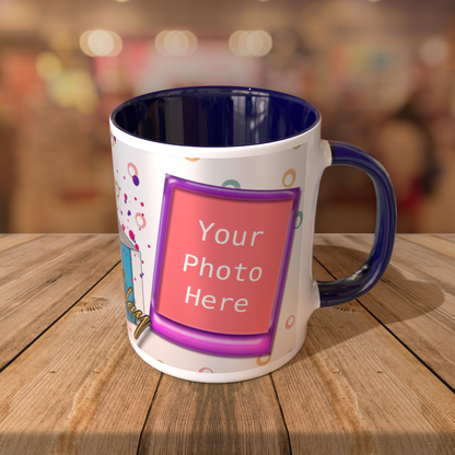 Customized 11oz Coffee Mugs with Color Inside