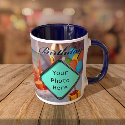 Customized 11oz Coffee Mugs with Color Inside