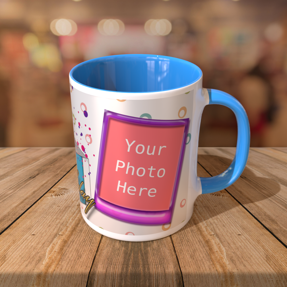 Customized 11oz Coffee Mugs with Color Inside
