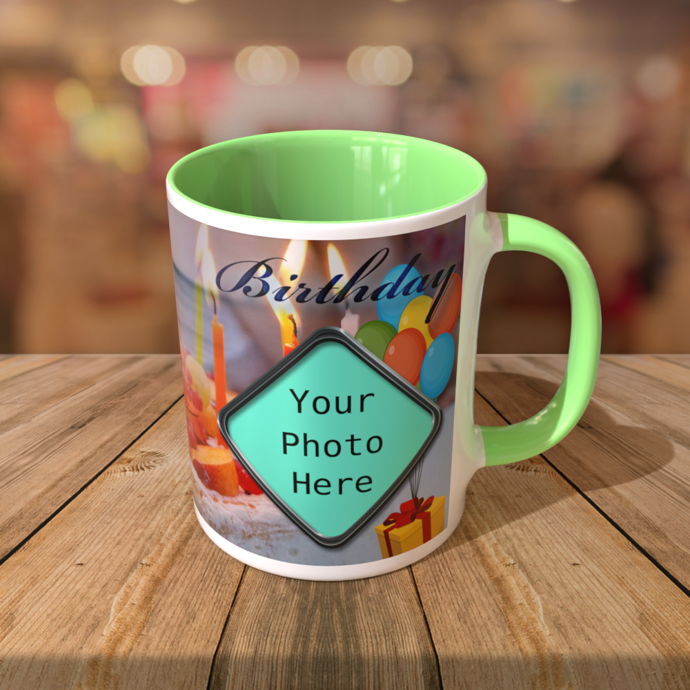 Customized 11oz Coffee Mugs with Color Inside
