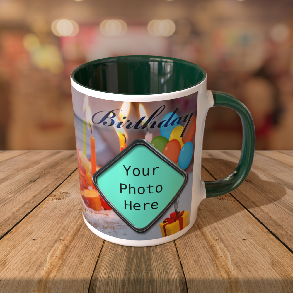 Customized 11oz Coffee Mugs with Color Inside