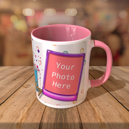 Customized 11oz Coffee Mugs with Color Inside