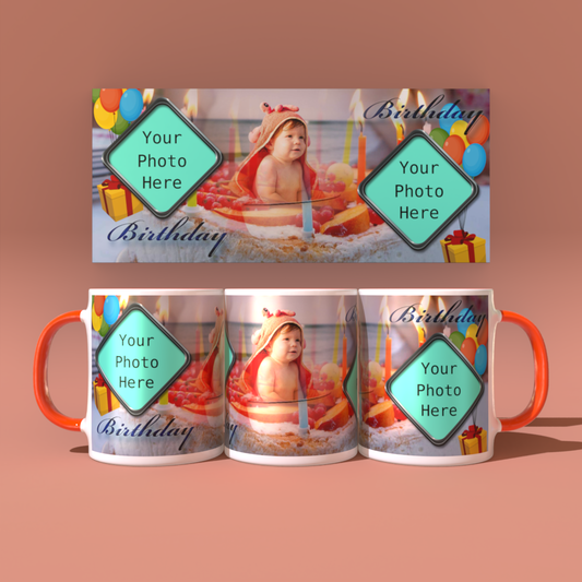 Customized 11oz Coffee Mugs with Color Inside