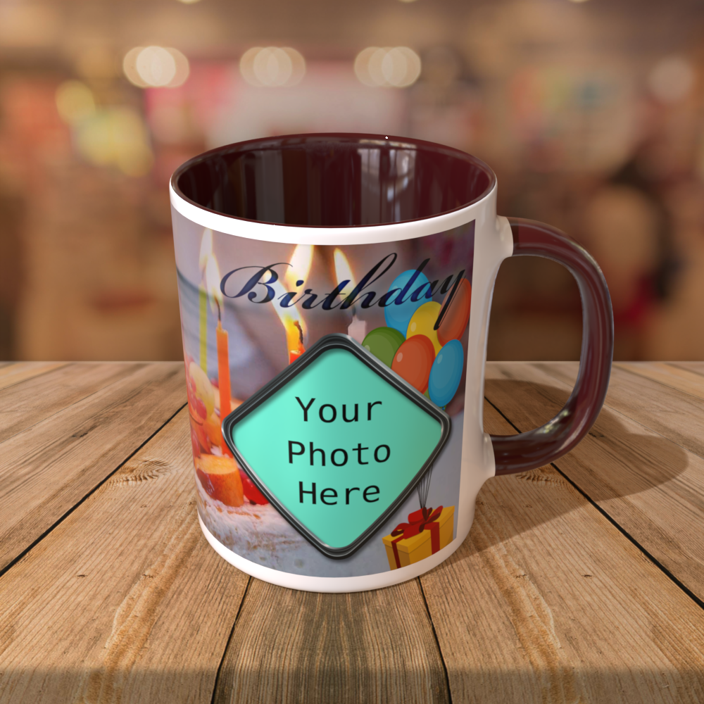 Customized 11oz Coffee Mugs with Color Inside